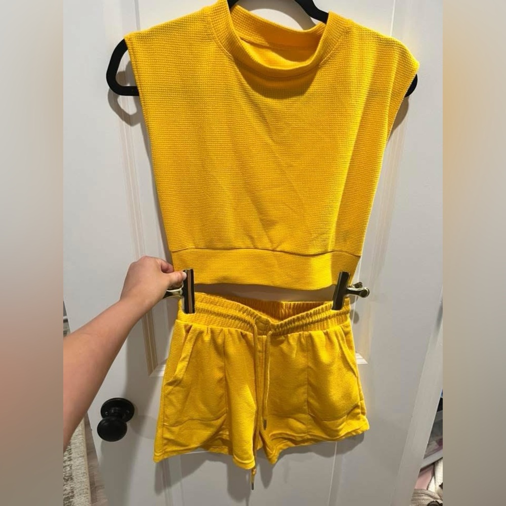 Yellow Women's 2 piece Set